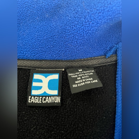 EAGLE CANYON Men’s Full Zipper Fleece Jacket Camping Hiking - Picture 2 of 9